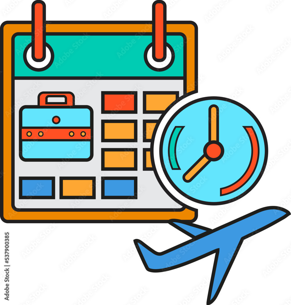 Leave or On leave aka personnel leave vector illustration Leave or On leave aka personnel leave vector illustration