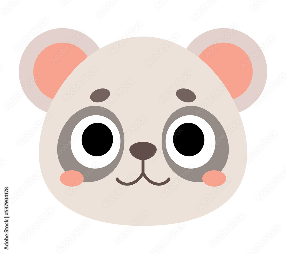Cute Panda Baby Illustration, Funny Farm Animal, Cartoon Vector Cute Panda Baby Illustration, Funny Farm Animal, Cartoon Vector