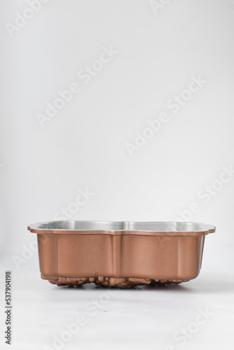 Copper loaf pan with patterns, cast iron loaf pan 