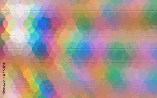 Wallpaper Mural Colorful abstract geometric mosaic triangles illustration background. Colorful mosaic triangle effect pattern. Background design of presentation, backdrop, poster, flyer, book cover, card, etc. Torontodigital.ca