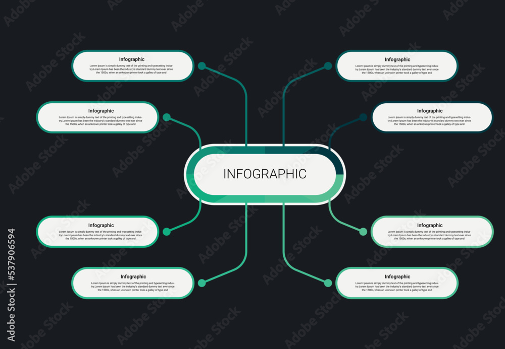 Obraz premium infographic template