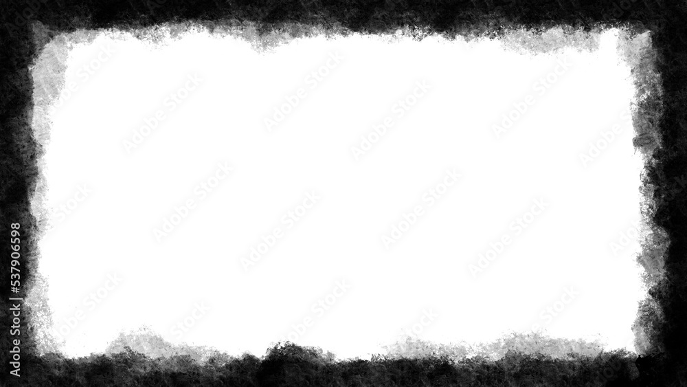 Obraz premium 筆のグランジフレーム