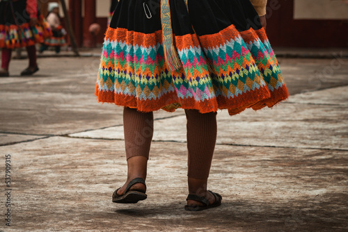 Andean woman skirt