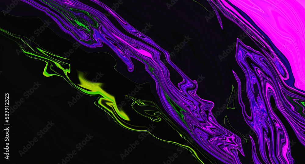 Abstract Glitch Art Background Illustration Dark Stock