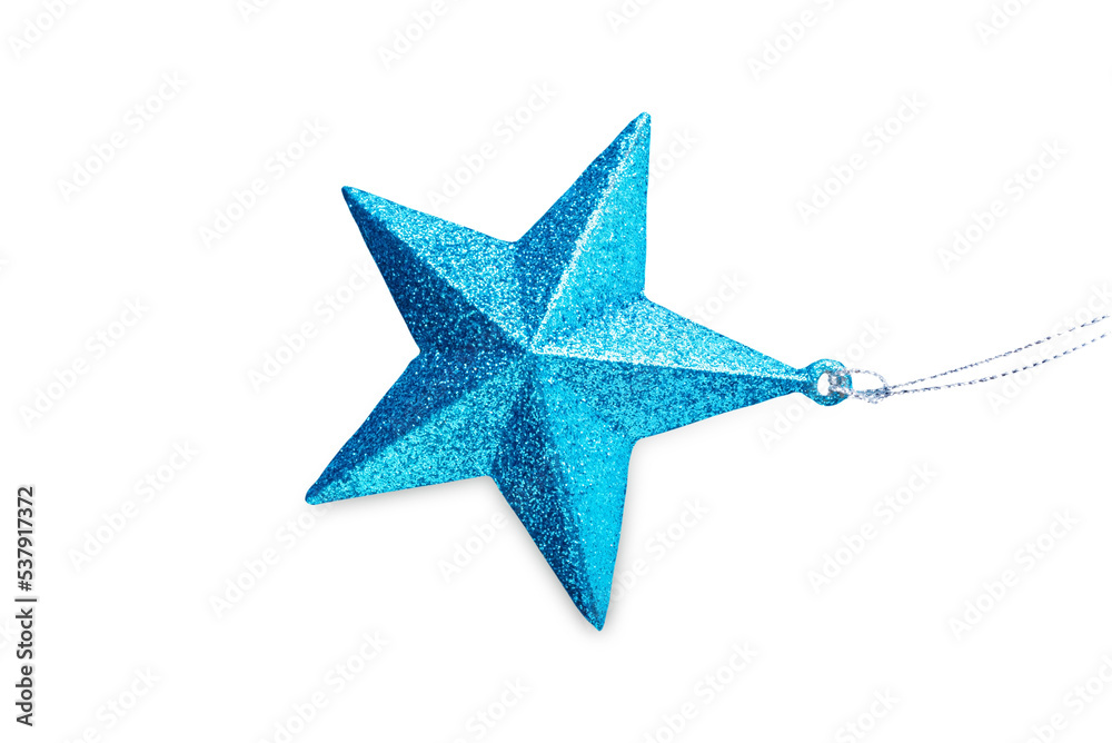 Christmas tree decoration, such as a ball, a star on a white isolated background Christmas tree decoration, such as a ball, a star on a white isolated background