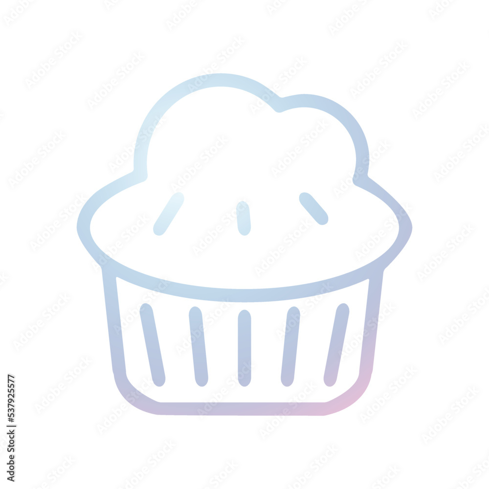 Caupcake icon 3d design template Caupcake icon 3d design template