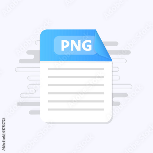 PNG file icon. Flat design graphic illustration. Vector PNG icon © cac_tus
