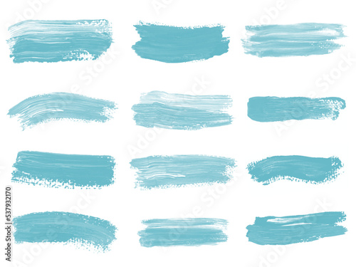 Brush Gouaches Collections Light blue Custom Colors set watercolors