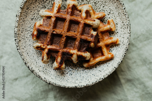 Sourdough waffle photo