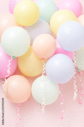 Pastel Matte Party Birthday Balloons