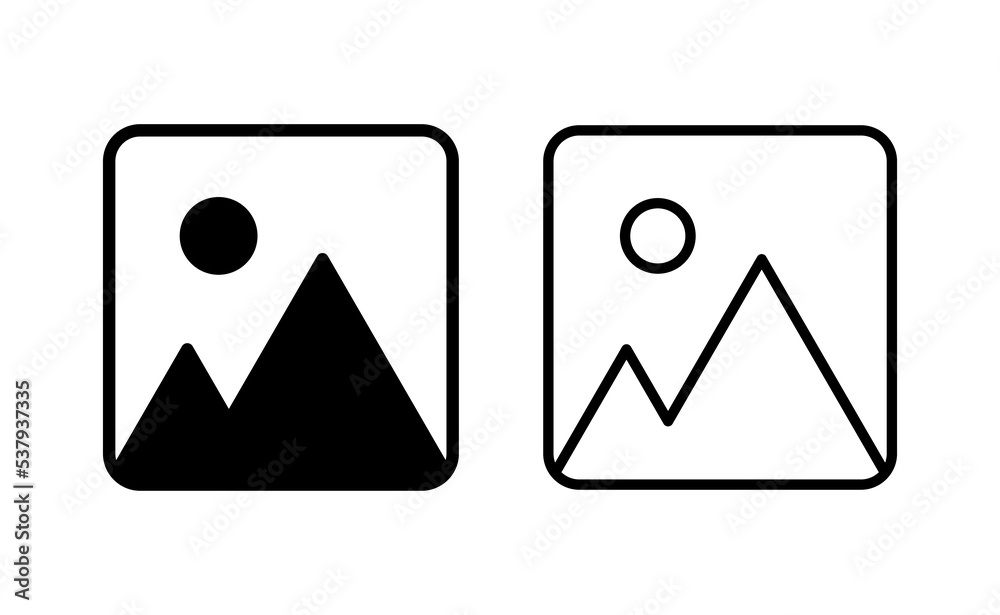 Picture icon vector for web and mobile app. photo gallery sign and symbol. image icon Picture icon vector for web and mobile app. photo gallery sign and symbol. image icon