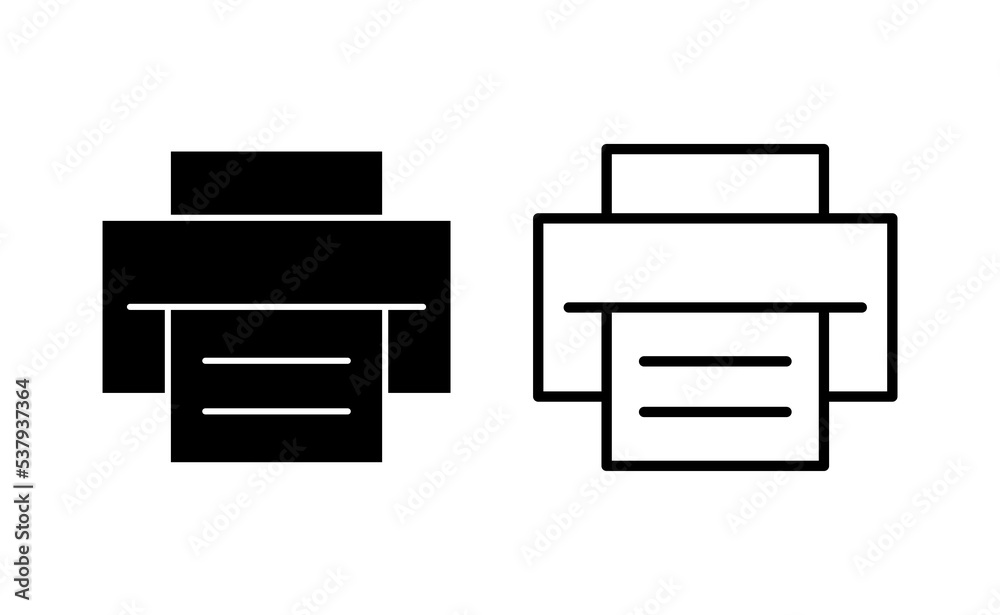 Print icon vector for web and mobile app. printer sign and symbol Print icon vector for web and mobile app. printer sign and symbol