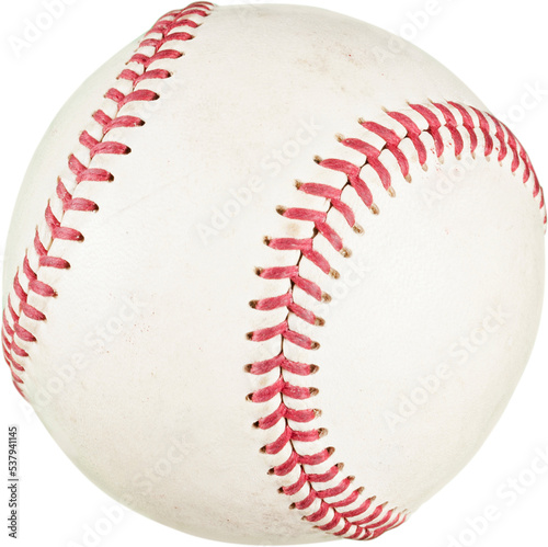 Canvas Print Baseball ball isolated on white background