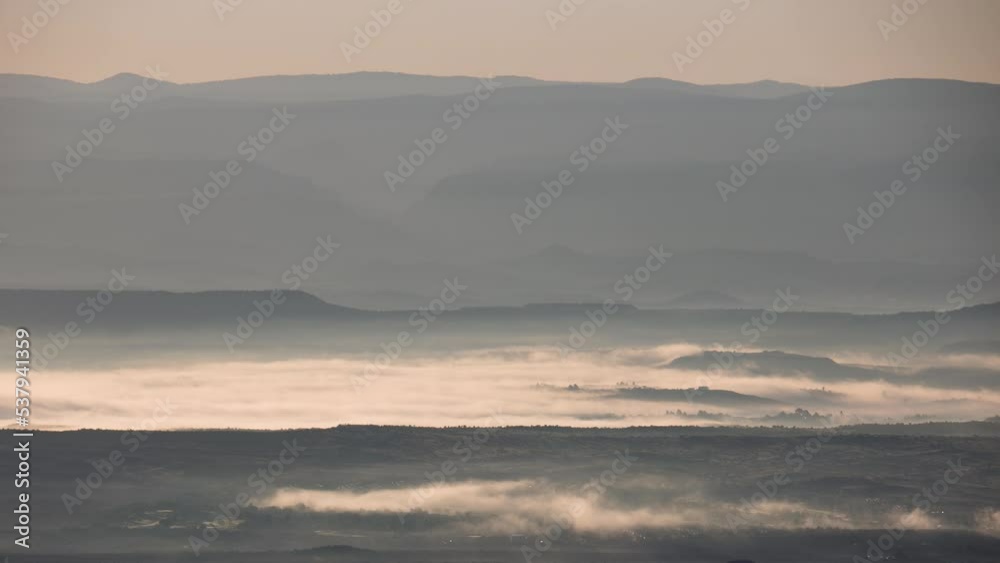 Low Clouds in a Desert Valley Timelapse Low Clouds in a Desert Valley Timelapse