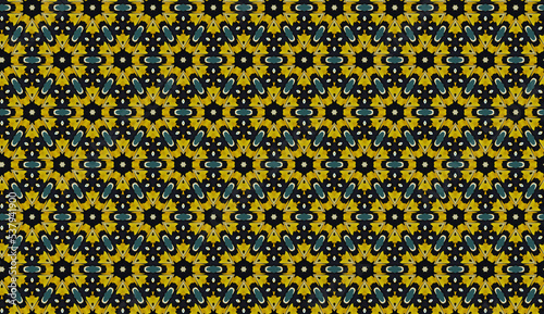 Hexagonal colorful design pattern