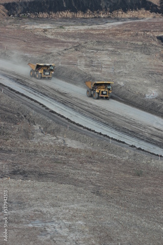 activity in a coal mine