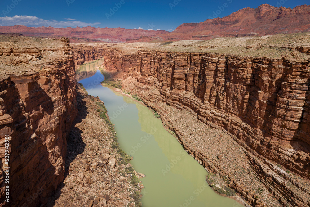 Colorado River and Glen canyon in Canyonlands, Moab, Utah, USA