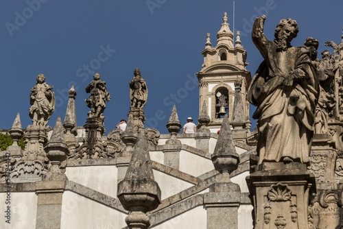 Santuário em Braga, Norte de Portugal e suas escadarias © Ralbertini