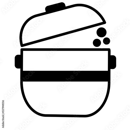 Icon cooking ware illustration
