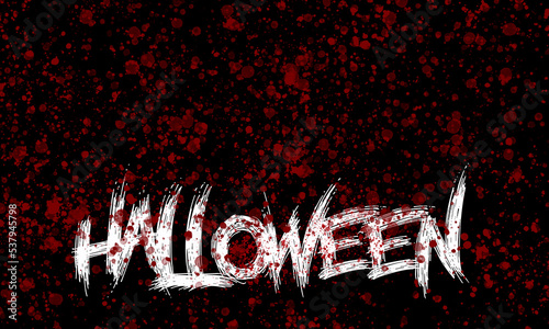 
Fondo y Textura temática Halloween, día de muertos. Costumbres y celebraciones mundiales. Vista superior sobre un fondo de banner naranja, rojo, negro siluetas de cráneos con textura.
