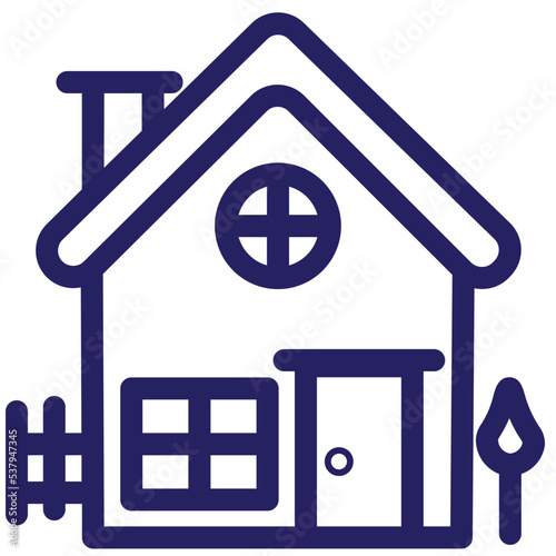 apartment chalet home house rural house shack villa icon