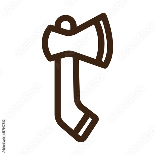 axe chop hatchet tools icon