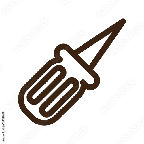 awl sewing tool tools icon