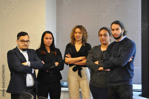 Business Team with Leader