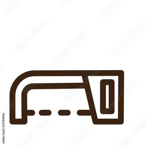 building construction engine equipment hacksaw tools work icon
