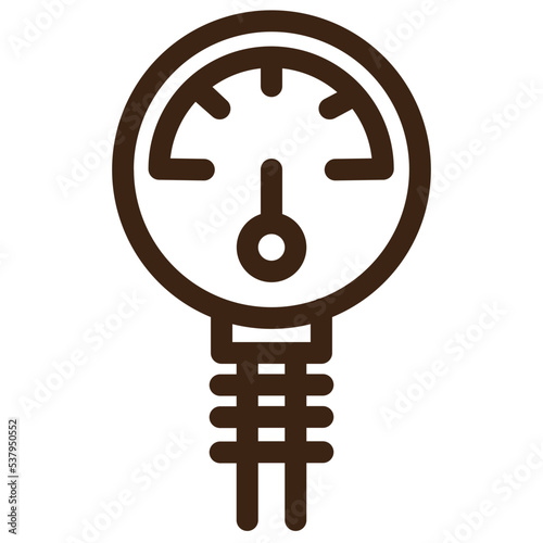 atmospheric electronics gauge industry measure meter needle pressure tools utensils 0 icon