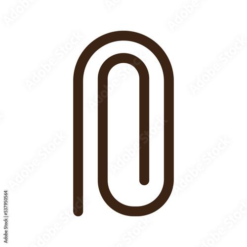 attach attachment clip paperclip tool design icon