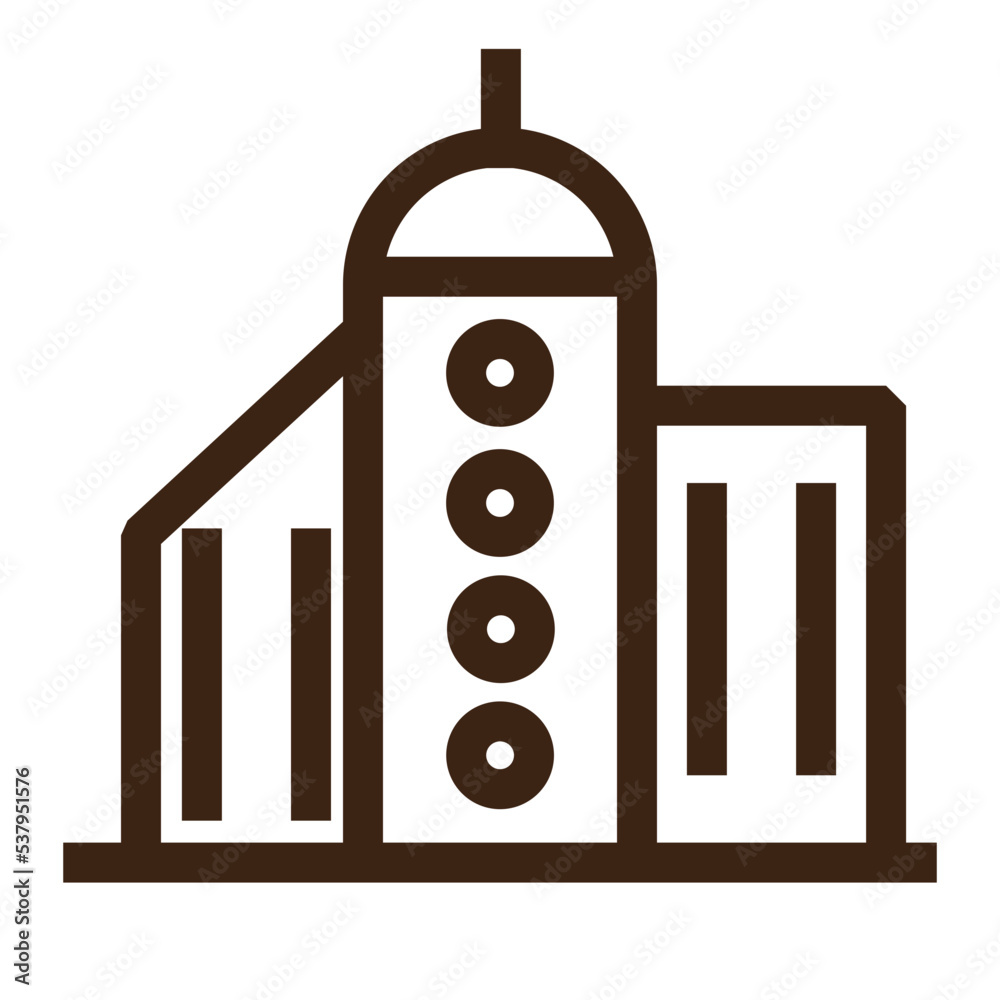 mosque office urban outline icon mosque office urban outline icon