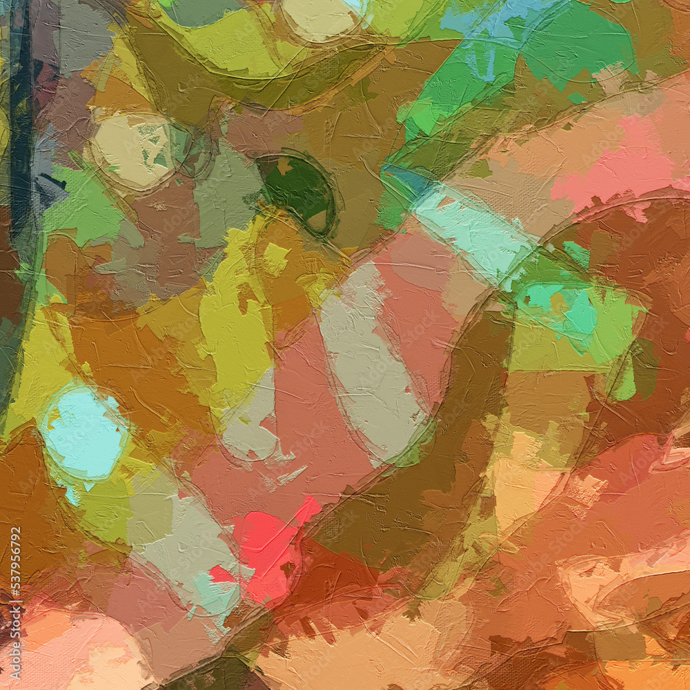 Naklejka premium abstract colorful geometric texture illustration