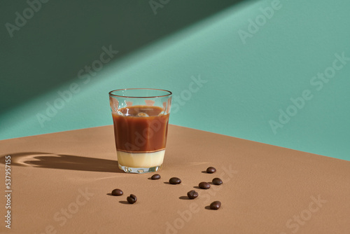 coffee bonbon or coffee with condensed milk photo