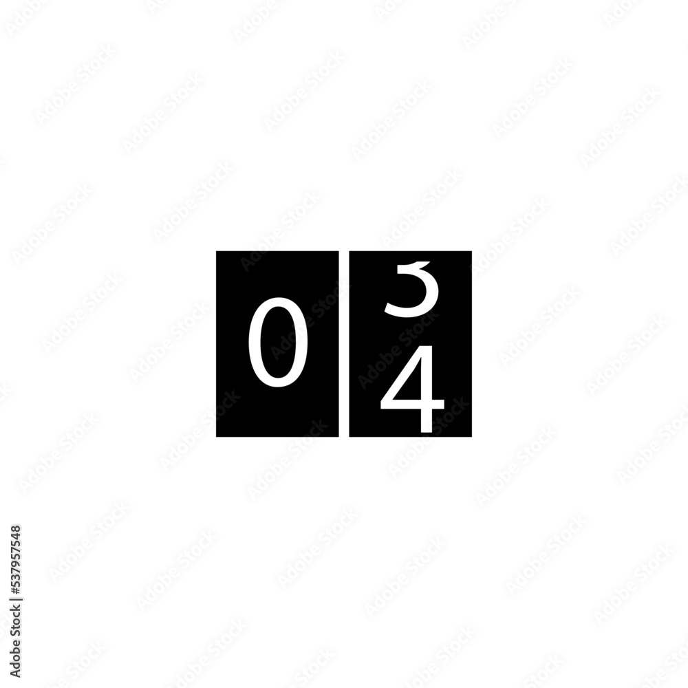 counter icon vector design templates counter icon vector design templates