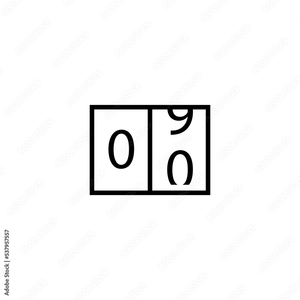 counter icon vector design templates counter icon vector design templates