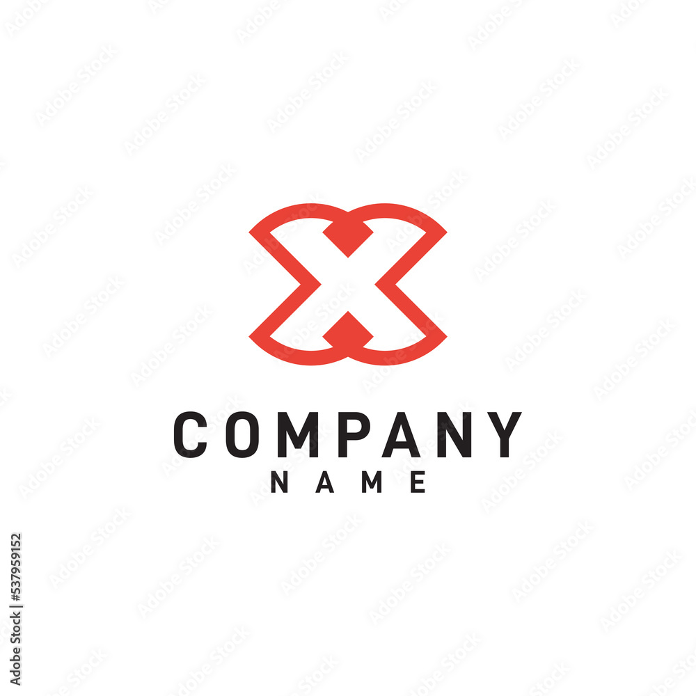 Modern Letter X Logo Design Modern Letter X Logo Design