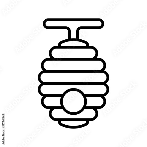 beehive icon. honey sign. vector illustration