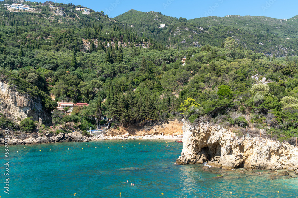 Obraz premium Beach in Corfu, Greece