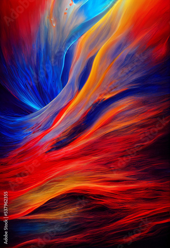 Fire and Ice Abstract Collection