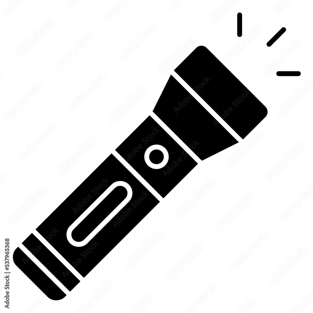 flashlight solid icon flashlight solid icon