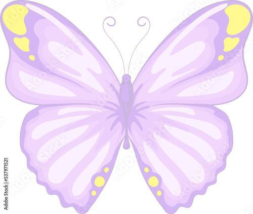 illustration Beautiful butterfly paint © wirakorn