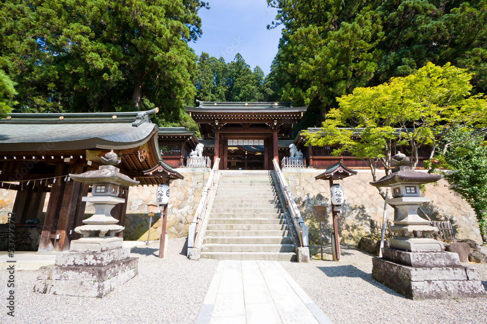 Φωτογραφία Sakurayama Hachimangu Shrine in Takayama town, Gifu prefecture, Chubu, Japan