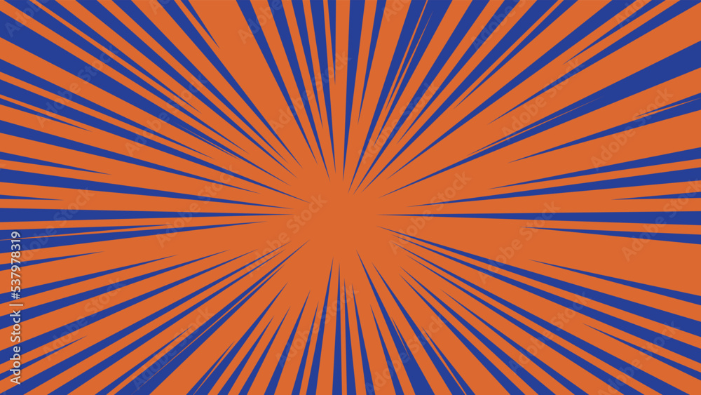 Obraz premium Colorful concentration line background material