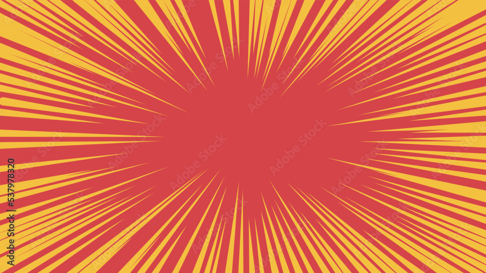 Colorful concentration line background material Colorful concentration line background material