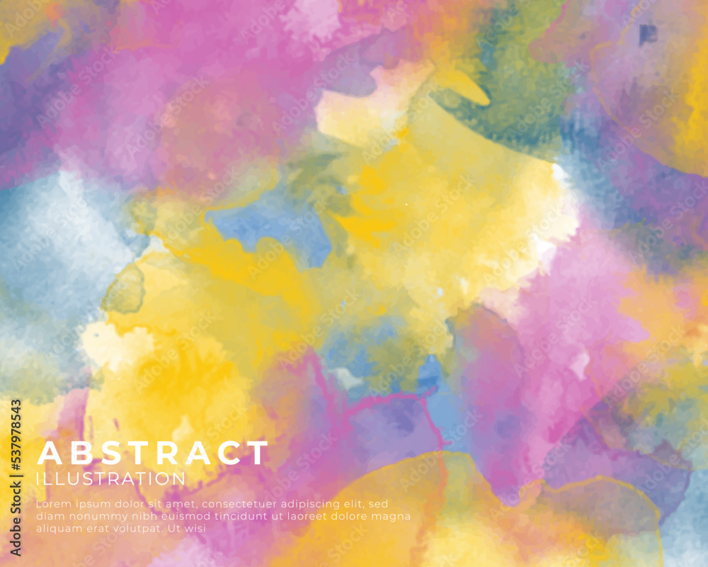 Obraz premium Abstract watercolor textured background. Design for your date, postcard, banner, logo.