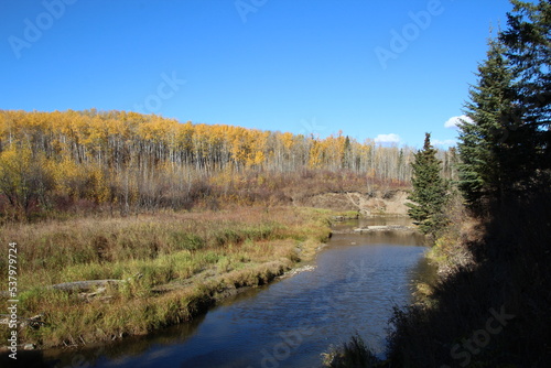 Creek In Autumn, Whitemud Park, Edmonton, Alberta