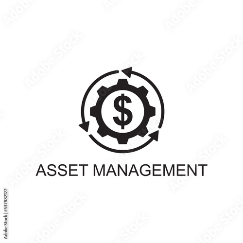 asset management icon , financial icon
