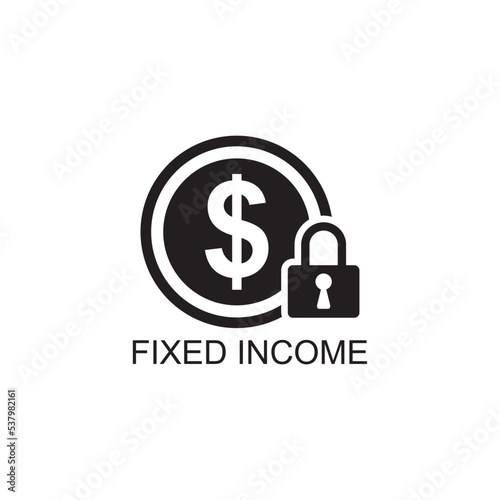fixed income icon , budget icon