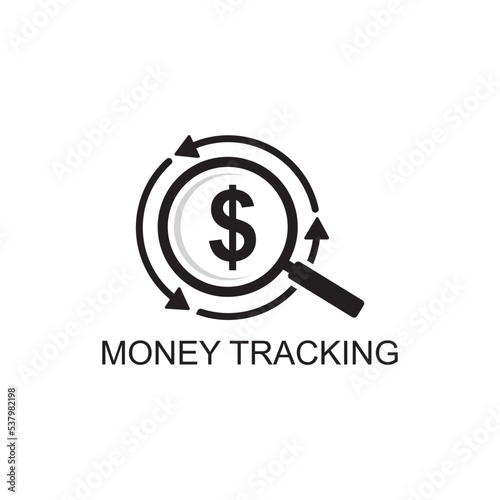 money tracking icon , payment icon